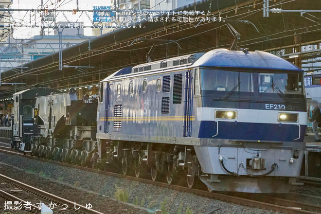 辻堂駅で撮影された【JR貨】シキ801が春日井へ回送