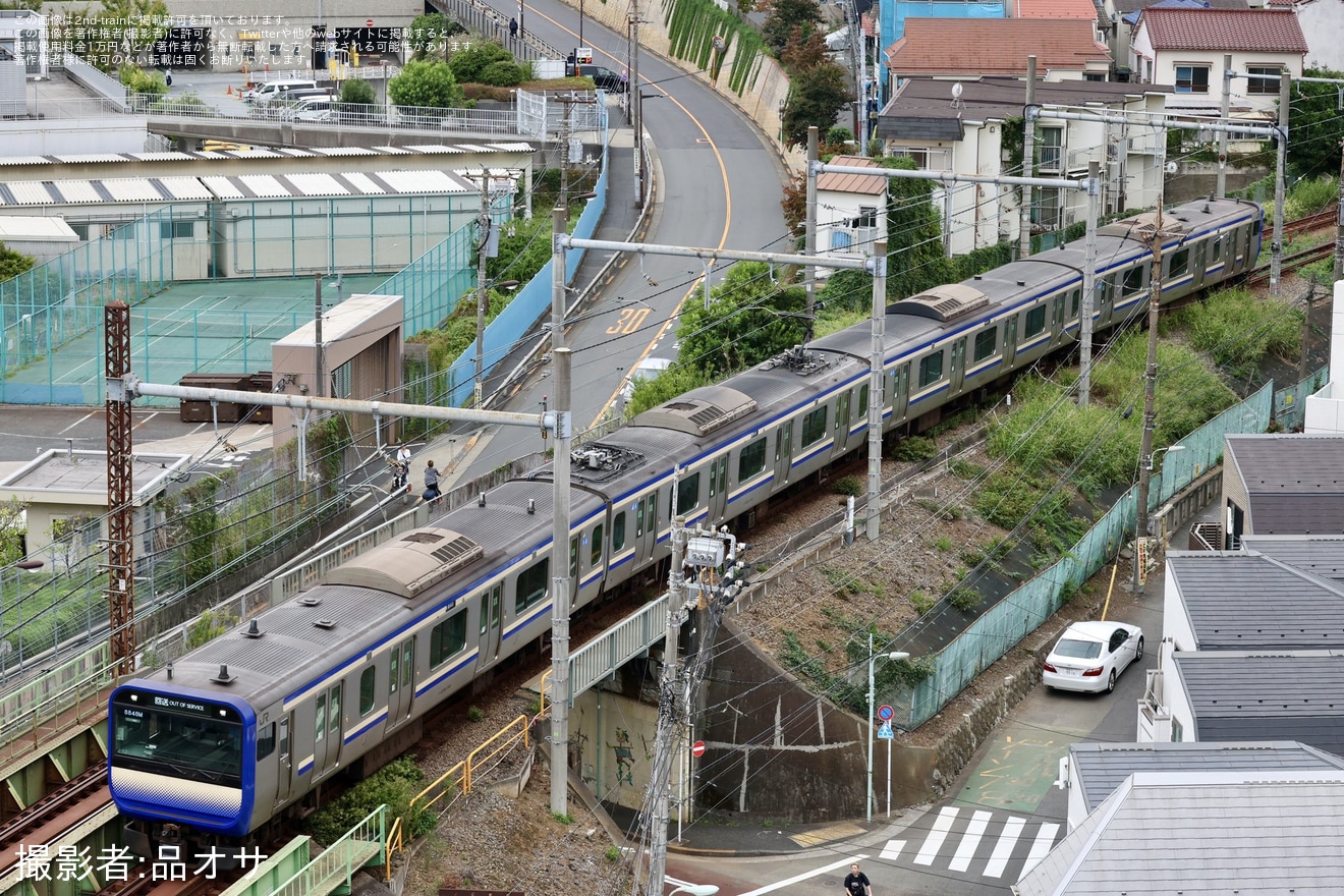 【JR東】 E235系J-12編成東京総合車両センター入場回送の拡大写真