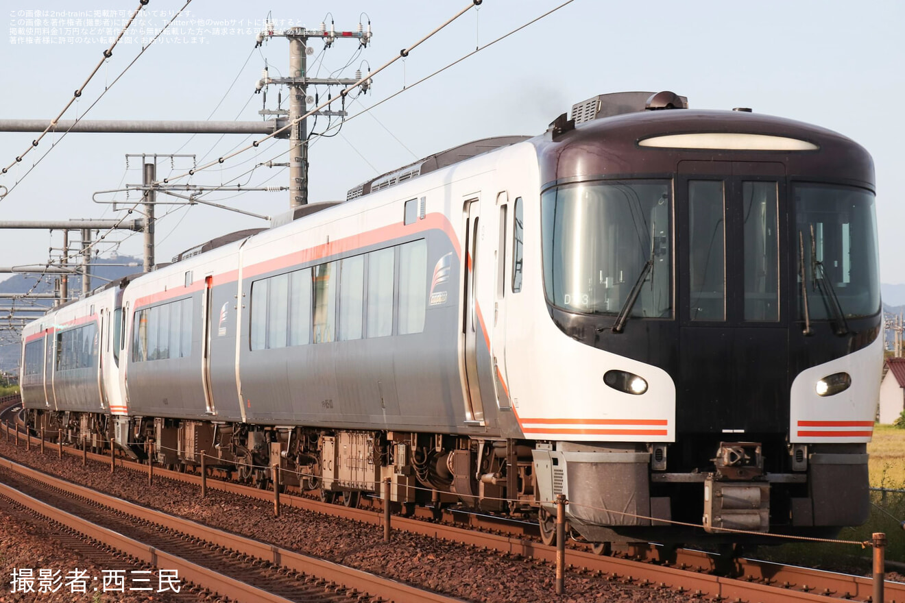 【JR海】衝突事故当該のHC85系D106編成およびD103編成が美濃太田車両区から名古屋車両区へ返却回送の拡大写真