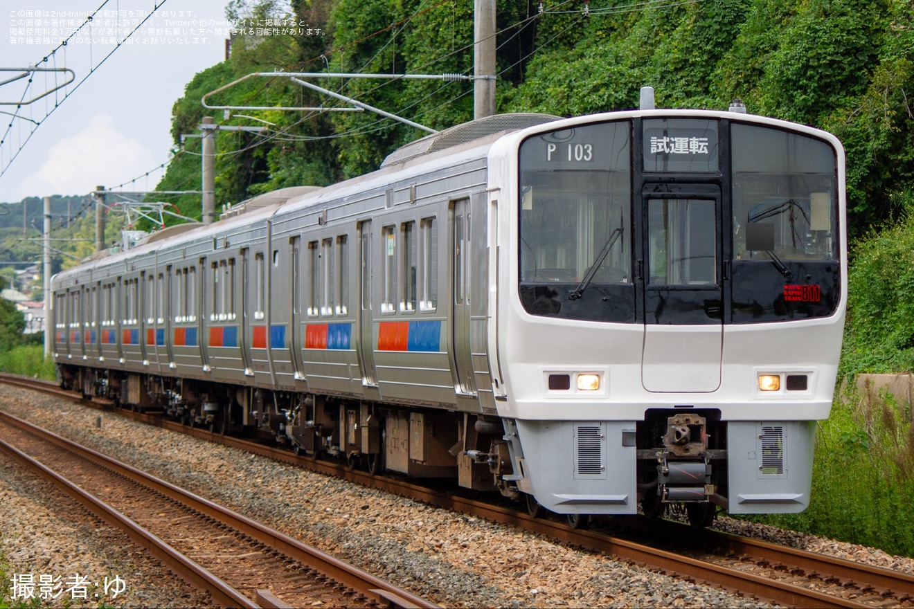 【JR九】811系PM103編成小倉総合車両センター出場の拡大写真