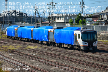 【JR海】衝突事故当該のHC85系D2編成が留置中