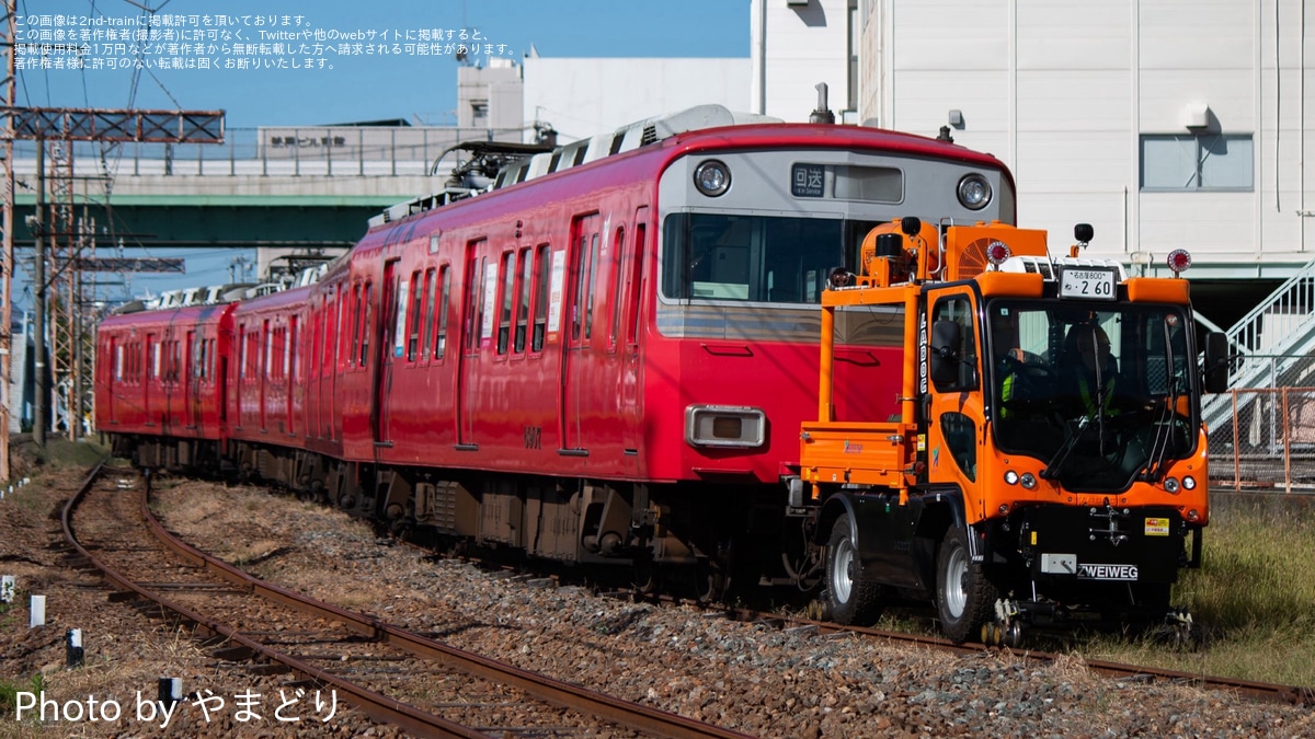 名鉄】6800系6805F+6807Fが大江から廃車回送と搬出作業 |2nd-train鉄道