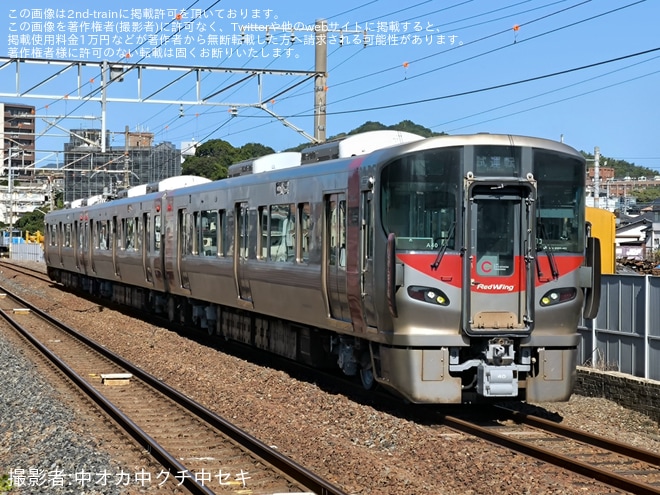 【JR西】 227系ヒロA40編成下関総合車両所本所出場構内試運転