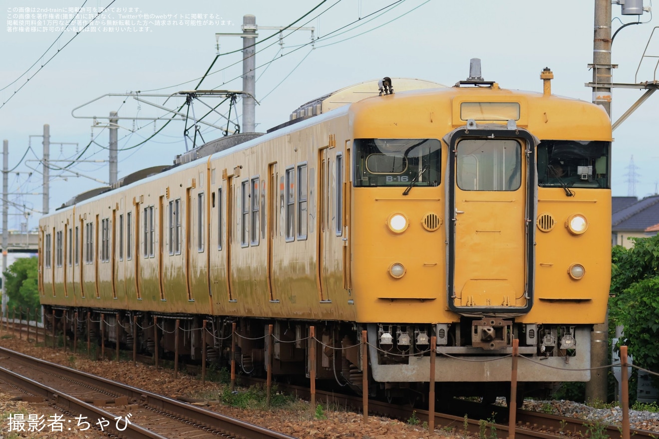 【JR西】下関総合車両所岡山支所所属の113系が運行を終了する見込みの拡大写真