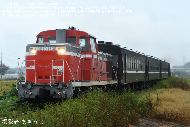 【真岡】SLもおか「アイドルマスターコラボ」ヘッドマークを取り付けて運転(2025年)