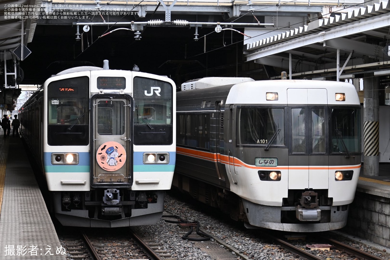 【JR東】「長野駅鉄道の日イベント2025」開催で「『211系特別乗車体験～Happy Halloween Train～』乗車ツの拡大写真