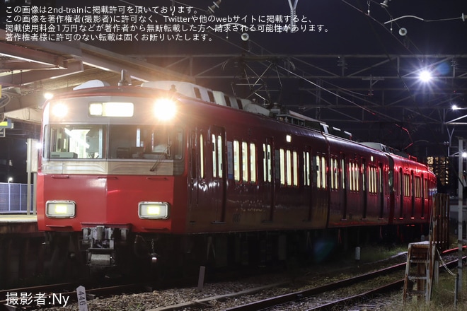 【名鉄】6800系6805F+6807Fが大江へ廃車のため回送