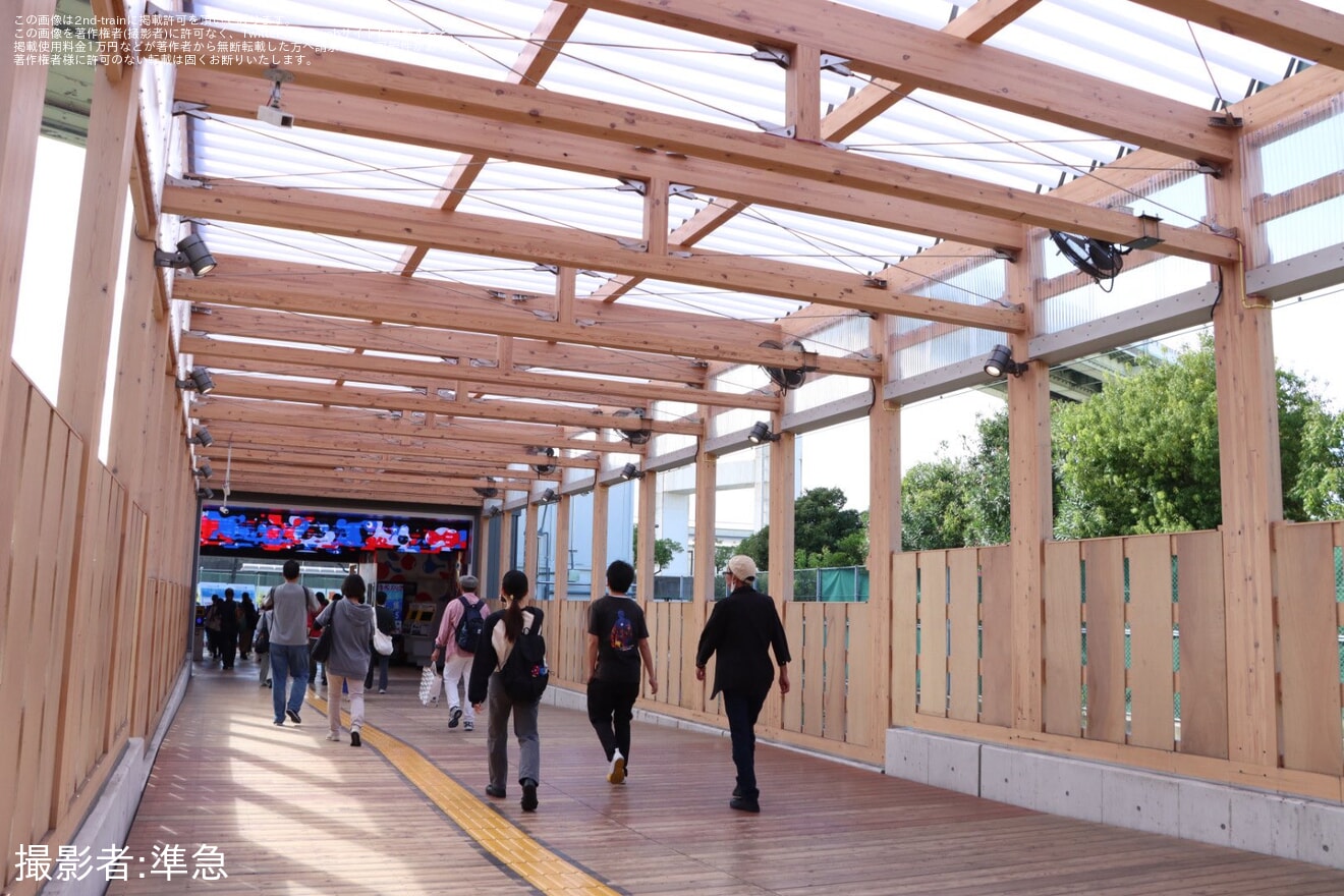【JR西】桜島駅万博臨時出場口が営業終了の拡大写真