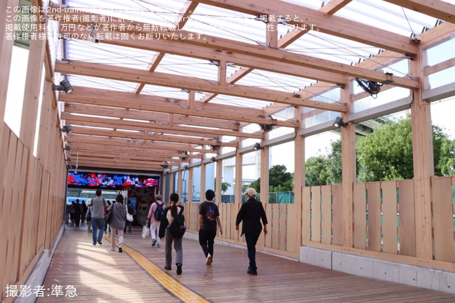 【JR西】桜島駅万博臨時出場口が営業終了を桜島駅で撮影した写真