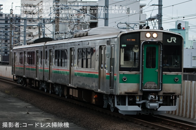 【JR東】701系F2-510編成郡山総合車両センター出場回送