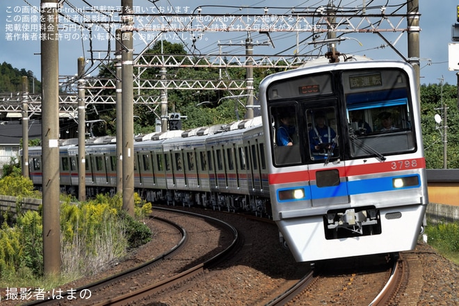 【京成】3700形3798編成宗吾車両基地出場試運転(202510)