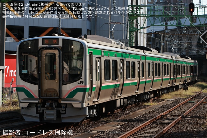 【JR東】E721系P4-9編成郡山総合車両センター出場回送