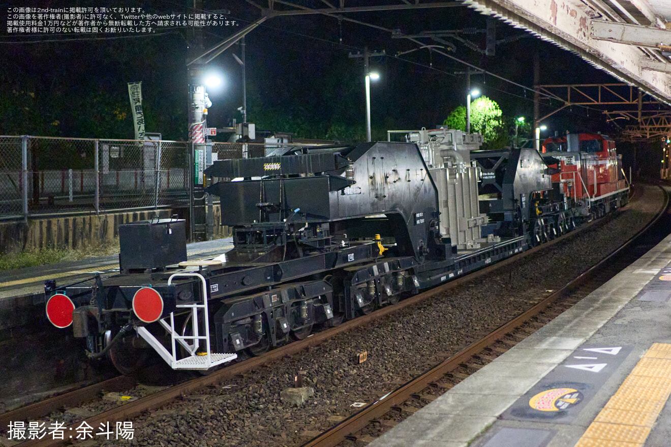 【JR西】DD51-1191牽引の関西線変圧器輸送の拡大写真