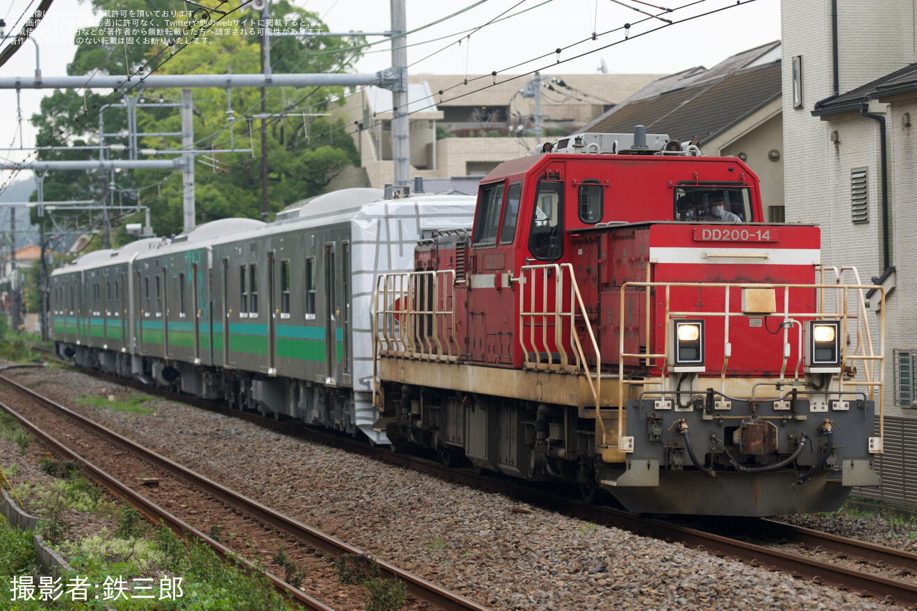 【JR東】HB-E220系 J-TREC横浜事業所出場甲種輸送の拡大写真