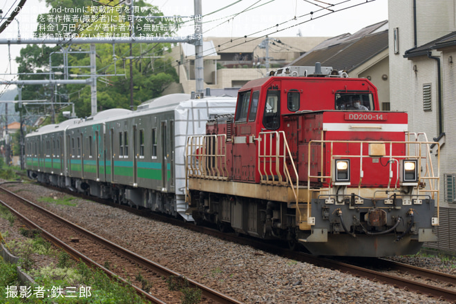 北鎌倉～大船間で撮影された【JR東】HB-E220系 J-TREC横浜事業所出場甲種輸送