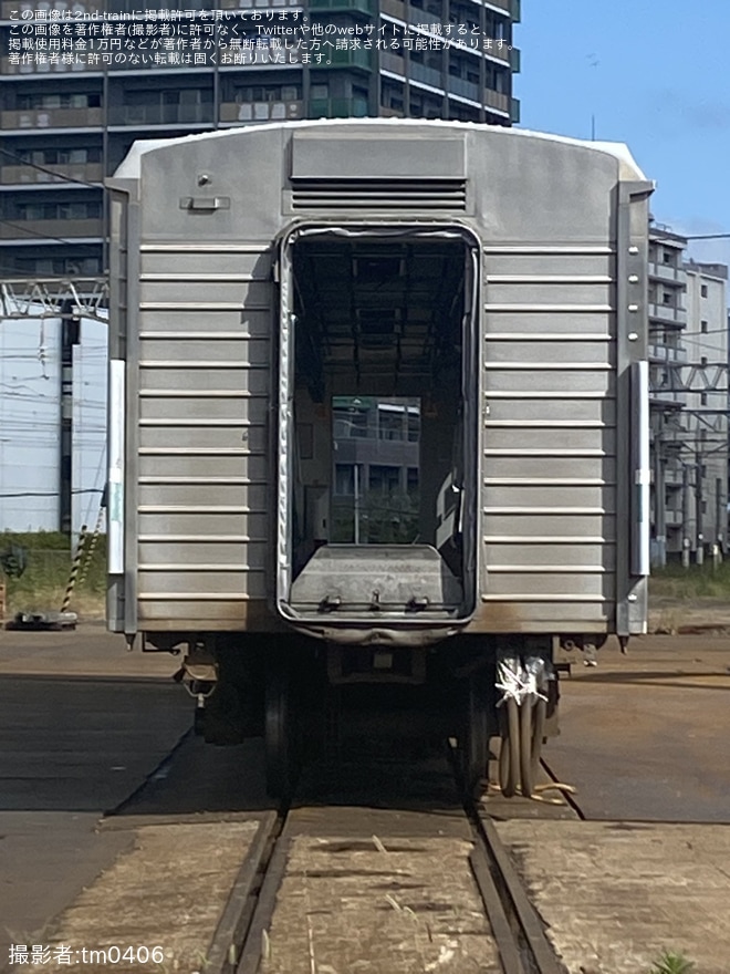 【JR東】E501系K752編成のサハE501-5が解体線へを不明で撮影した写真