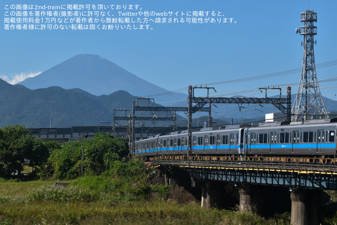 【小田急】1000形1067F+1069F(1067×4+1069×4)がTASC試運転で小田原へを渋沢～新松田間で撮影した写真