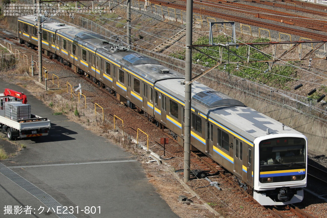 【JR東】209系マリC413編成 大宮総合車両センター出場(202510)の拡大写真