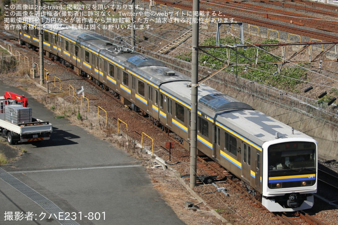 【JR東】209系マリC413編成 大宮総合車両センター出場(202510)を大宮～大宮(操)間で撮影した写真