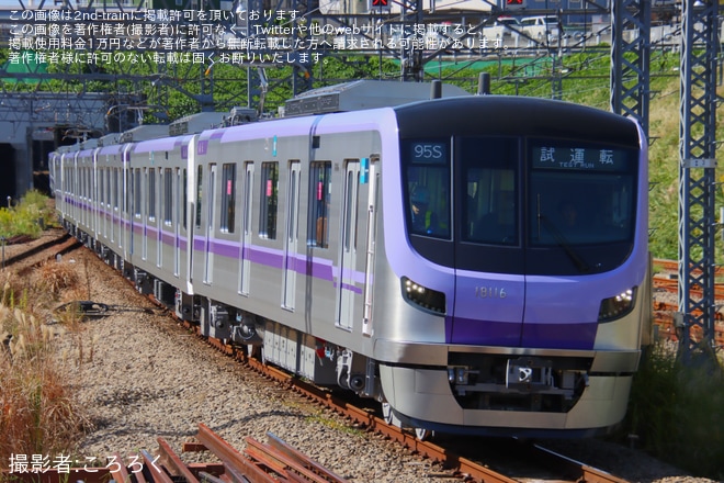 【メトロ】18000系18116F 性能確認試運転を不明で撮影した写真