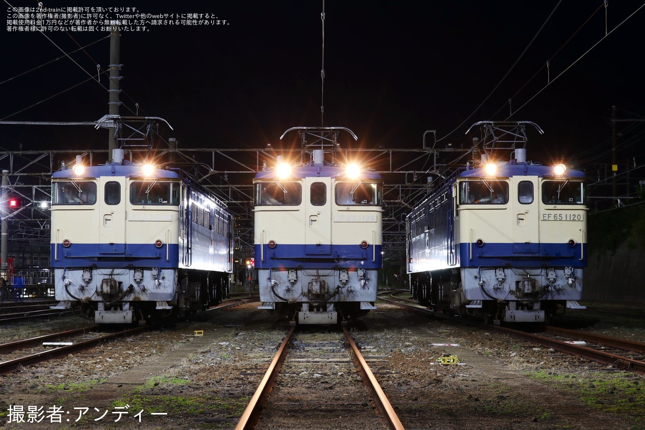 【JR西】事前申込制イベント「国鉄型機関車EF65夜間展示会 in 下関」開催の拡大写真