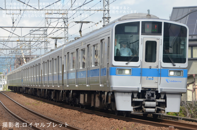足柄～小田原間で撮影された【小田急】1000形1067F+1069F(1067×4+1069×4)がTASC試運転で小田原へ