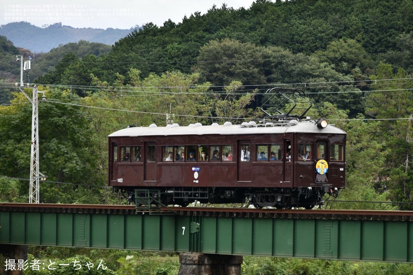 【上毛】大胡電車庫「感謝イベント2025」に合わせてデハ101の乗車会が開催の拡大写真