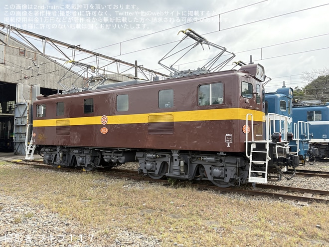 広瀬川原車両基地で撮影された【秩鉄】「マルタイ作業見学会」開催(電気機関車撮影付き）