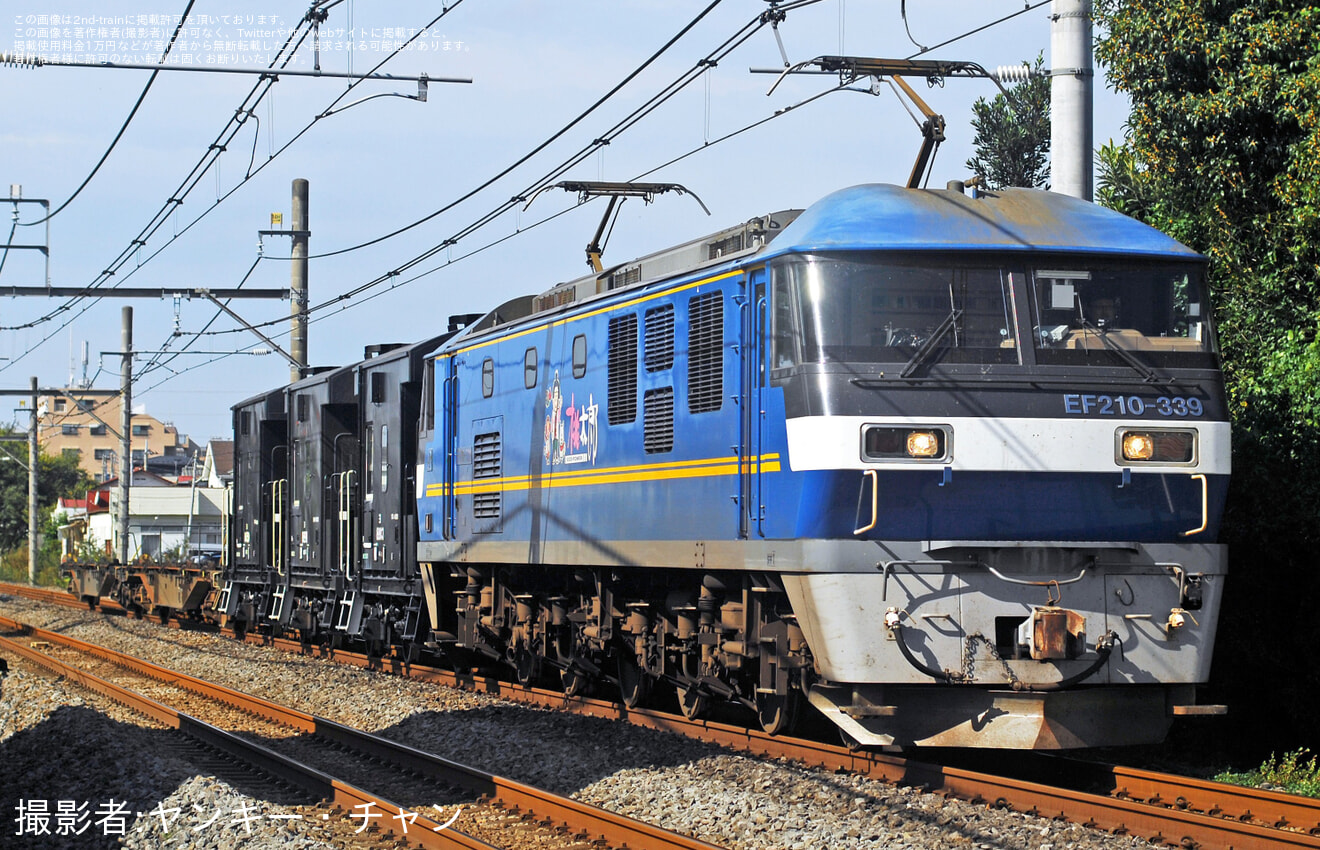 【JR貨】ヨ8000形車掌車の3編成が隅田川駅へ送り込みを実施の拡大写真