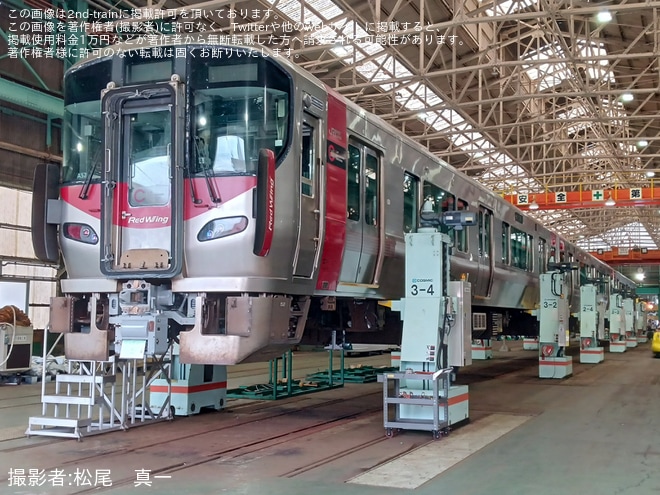 を下関総合車両所本所で撮影した写真