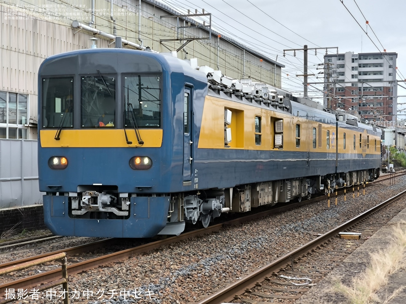 【JR西】DEC741-1下関総合車両所本所構内試運転の拡大写真