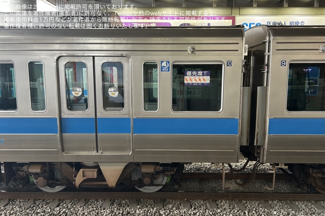 【小田急】1000形1066F 車輪交換後試運転を不明で撮影した写真