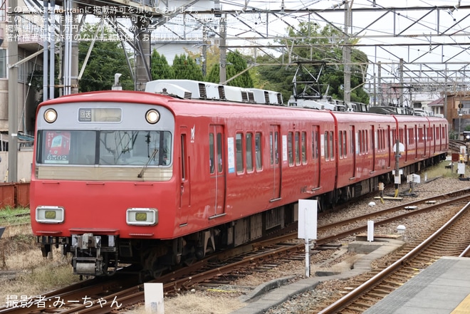 【名鉄】6500系6502Fが大江から廃車回送と搬出作業