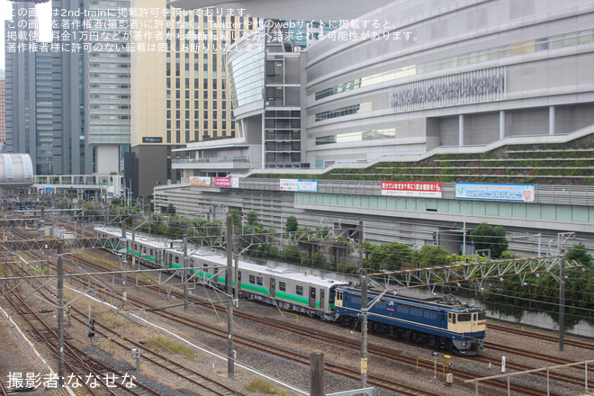 【JR東】HB-E220系(HB-E221/222-8・HB-E221/222-9)川崎車両出場甲種輸送を大宮(操)～大宮間で撮影した写真