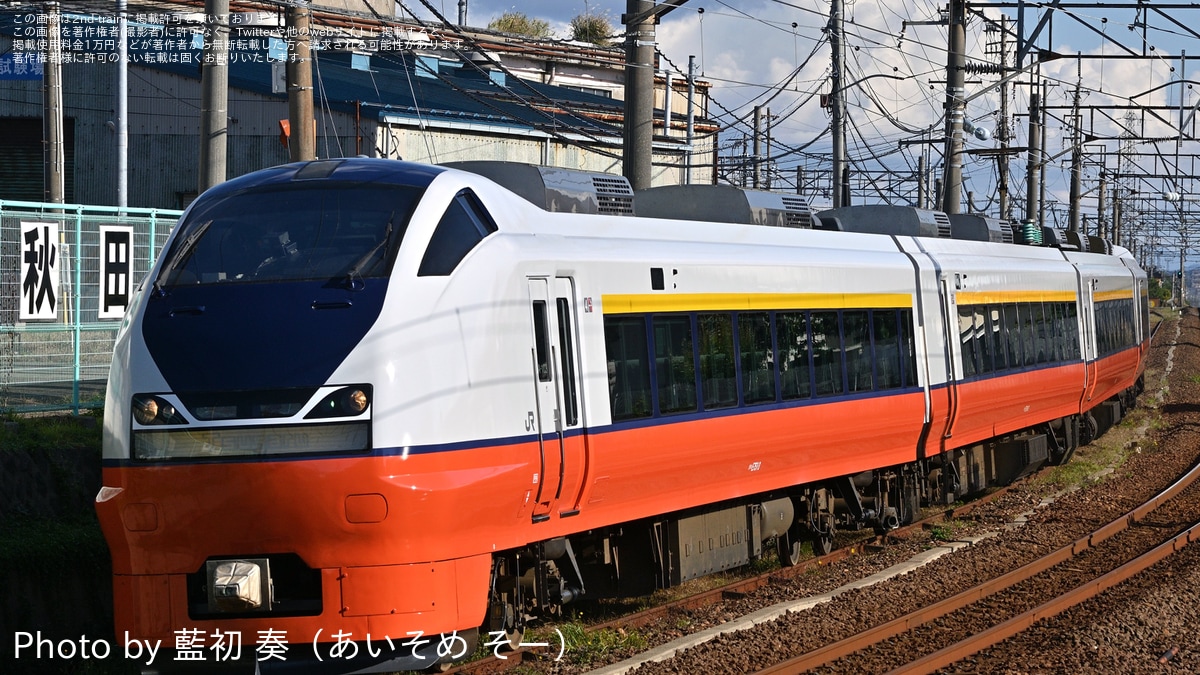 JR東】E751系A-103編成秋田総合車両センター構内試運転(202510) |2nd