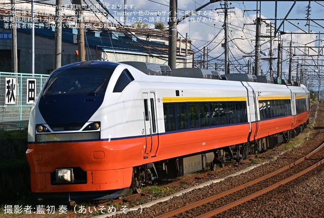 【JR東】E751系A-103編成秋田総合車両センター構内試運転(202510)