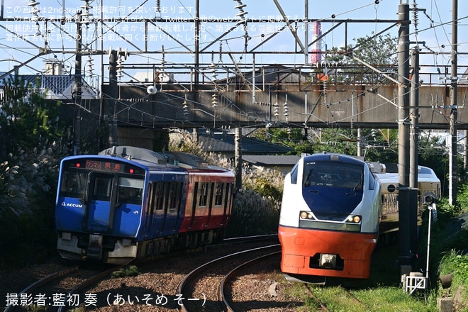 【JR東】E751系A-103編成秋田総合車両センター構内試運転(202510)
