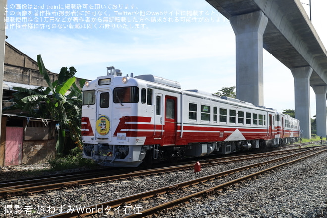 【SRT】キハ40形がタイ国鉄色となり試運転を実施を不明で撮影した写真