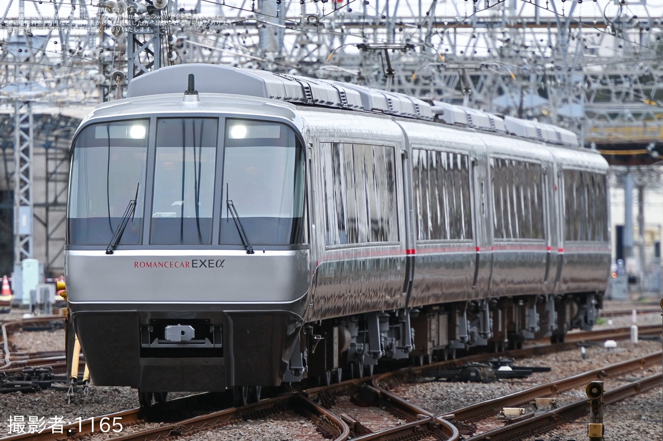 【小田急】30000形30054×4(30054F)(EXEα)大野総合車両所出場試運転(202510)の拡大写真