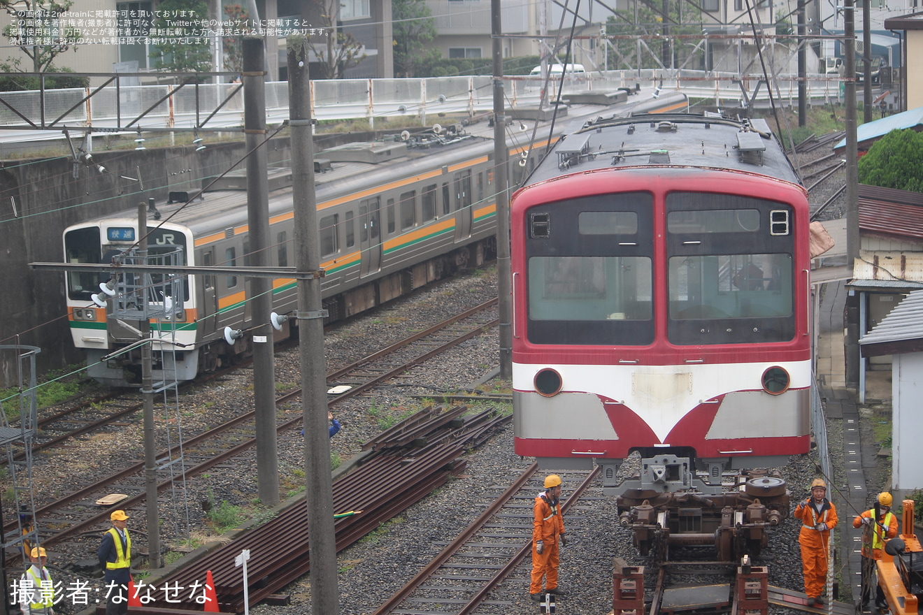 【流鉄】5000形5003F(あかぎ) 廃車搬出の拡大写真