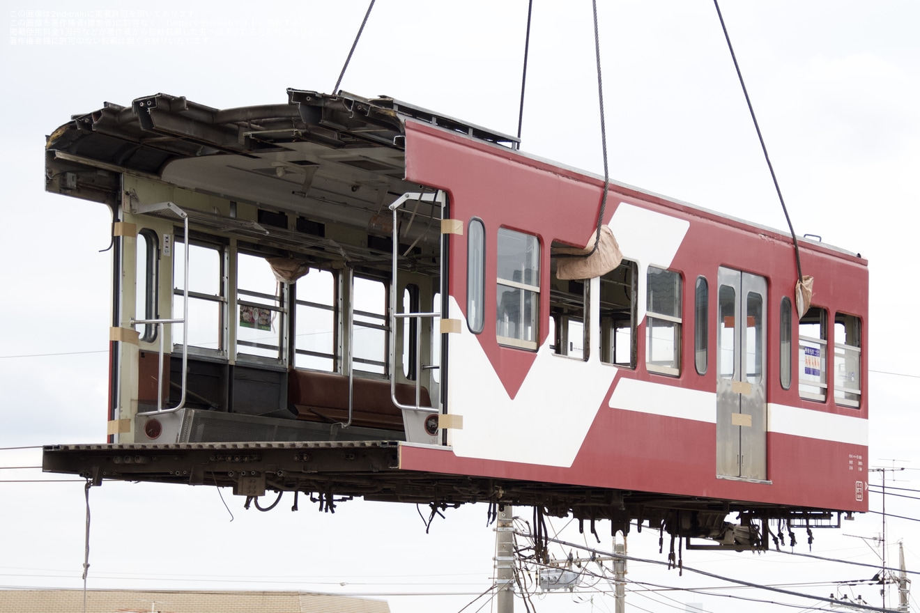 【流鉄】5000形5003F(あかぎ) 廃車搬出の拡大写真