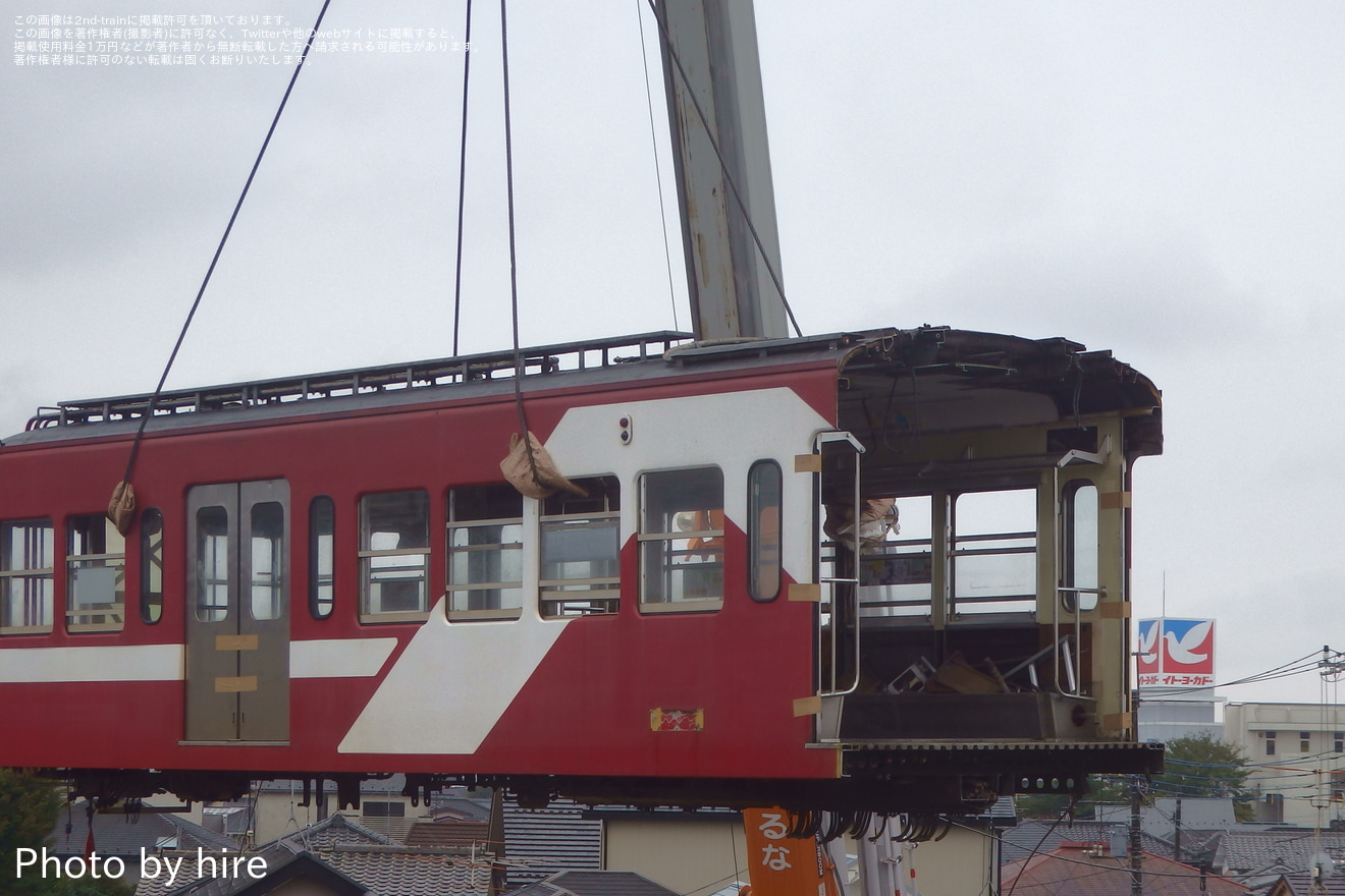 【流鉄】5000形5003F(あかぎ) 廃車搬出の拡大写真