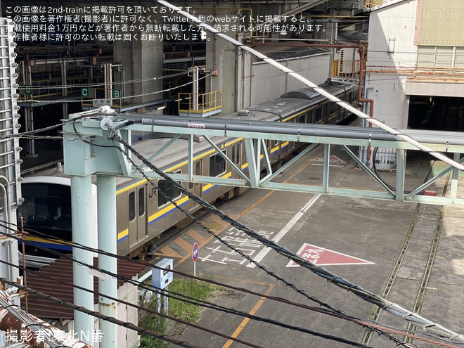 【JR東】209系C606編成の修繕がかなり進んでいることが確認