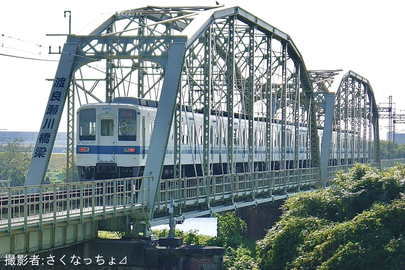 【東武】8000系8172F 廃車回送の拡大写真