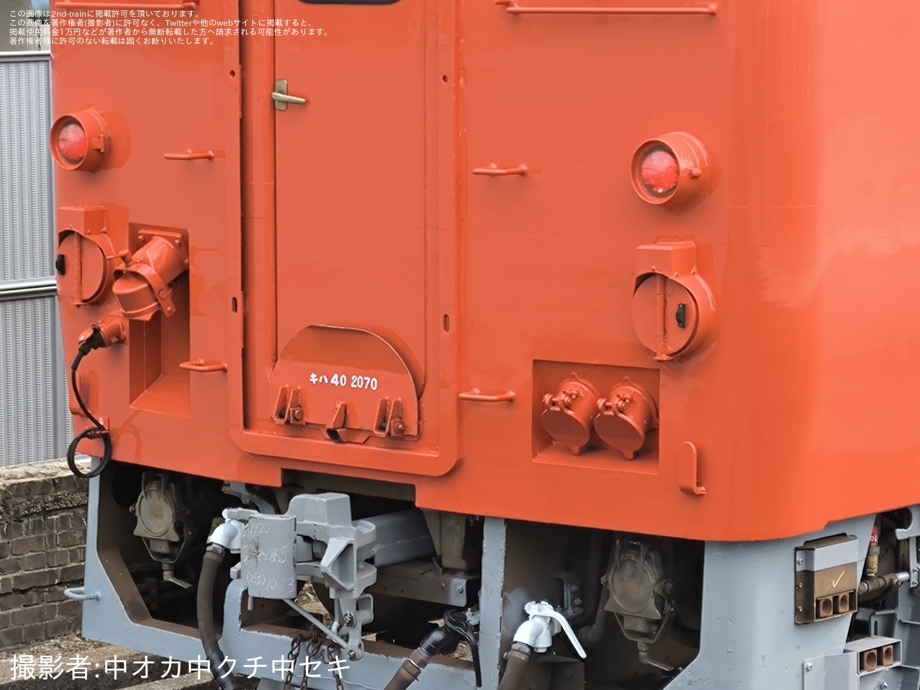 【JR西】キハ40-2070下関総合車両所本所構内試運転の拡大写真