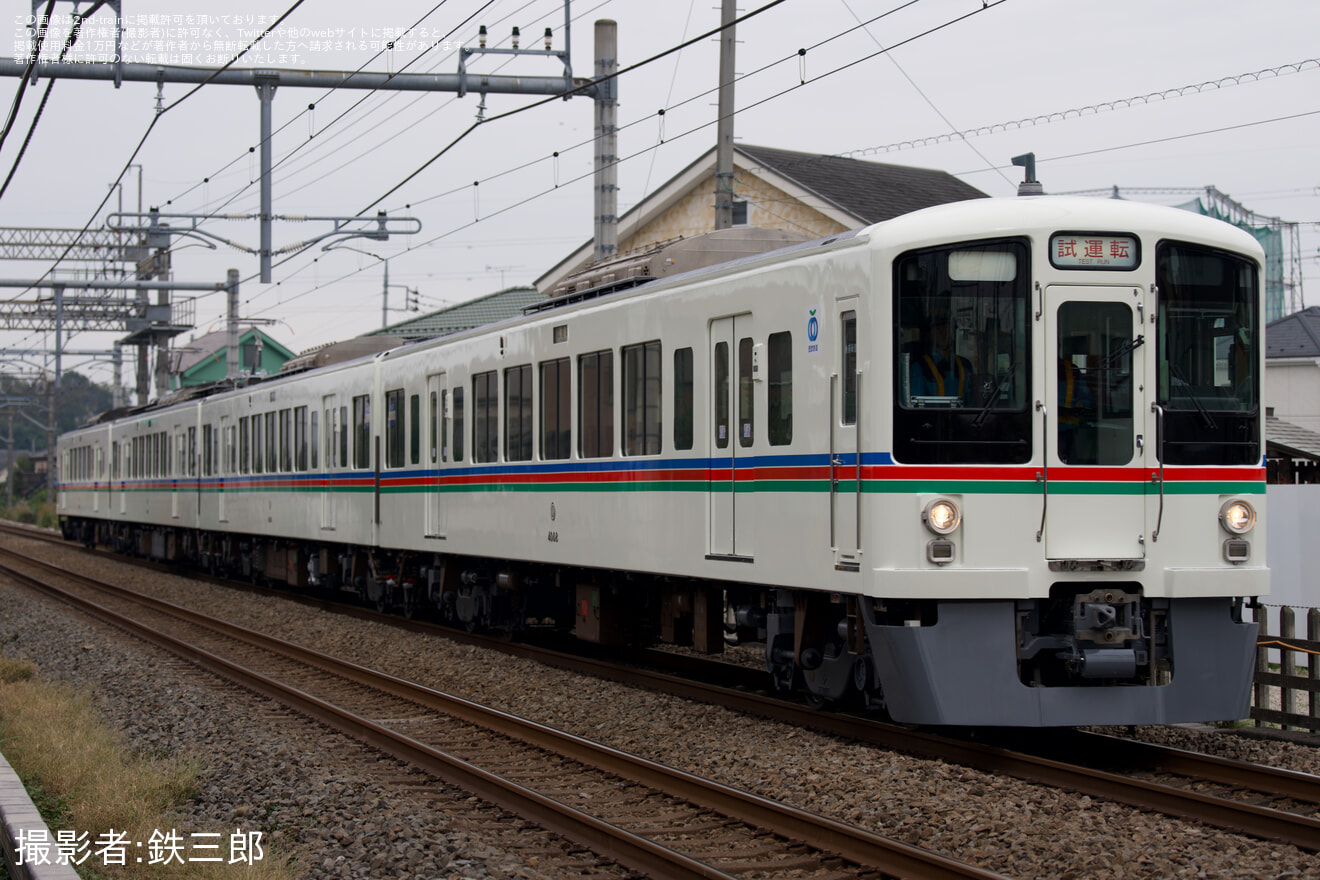 【西武】4000系4007F武蔵丘車両検修場出場試運転(202510)の拡大写真