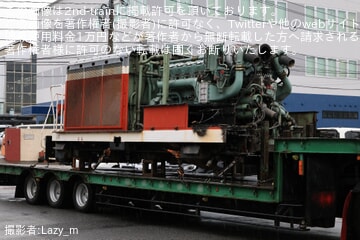 【JR西】DE10-1119が廃車陸送