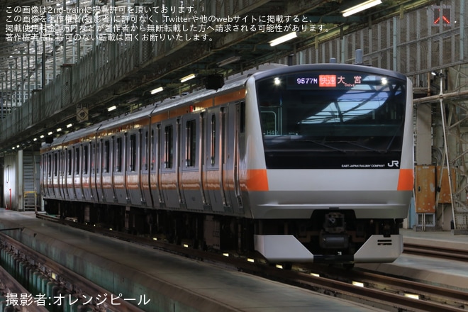 【JR東】E233系0番台「武蔵小金井検修庫撮影会」開催を豊田車両センター武蔵小金井派出で撮影した写真