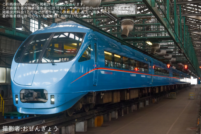 海老名検車区で撮影された【小田急】「60000形MSE撮影会」開催