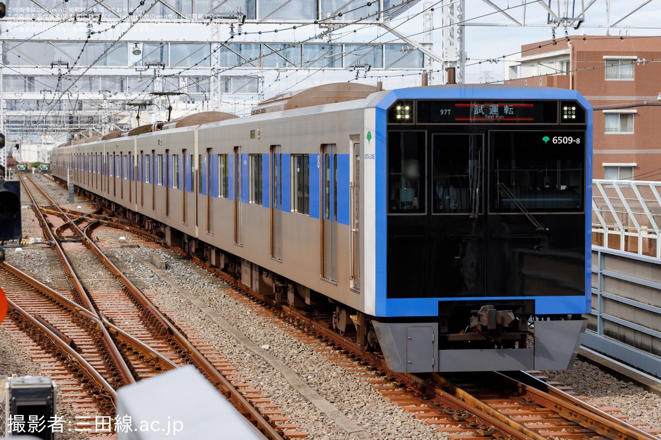 【都営】6500形6509Fによる乗務員現車訓練の拡大写真